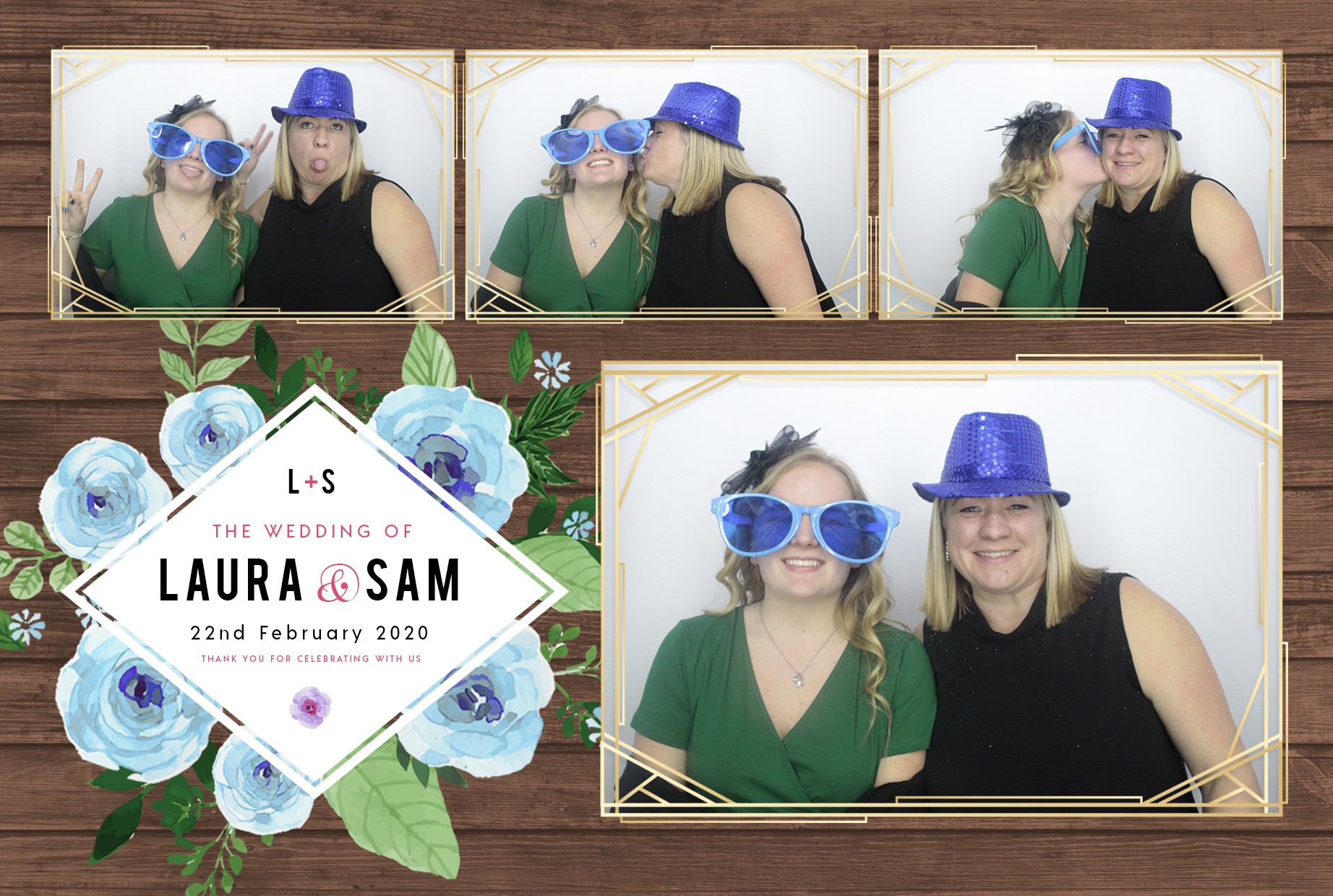 Laura and Sam's Wedding | View more photos from the event at gallery.myphotoboothexperience.co.uk/u/MyPhotoBoothExperienceLtd/Laura-and-Sams-Wedding